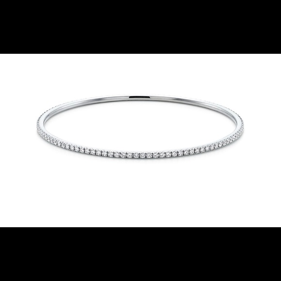 Tiffany Metro White Gold & Diamond Bracelet - Picture 3 of 5